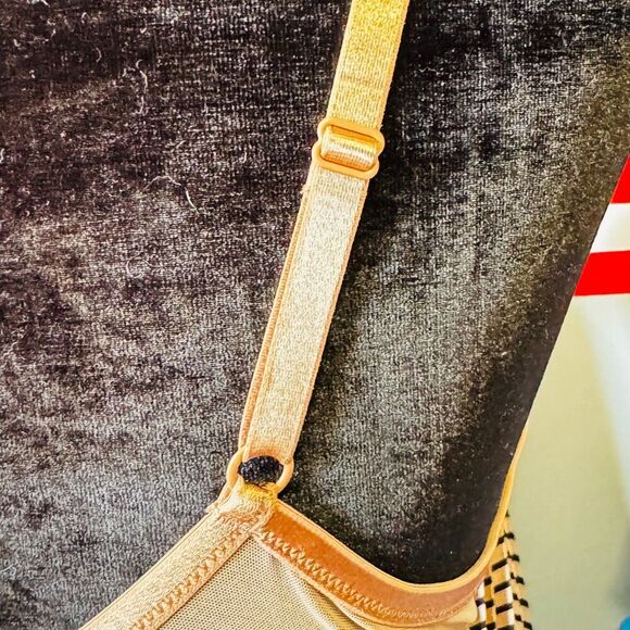 Brown Wireless Bra Size 36A by Adore Me New With Tag - Picture 4 of 9